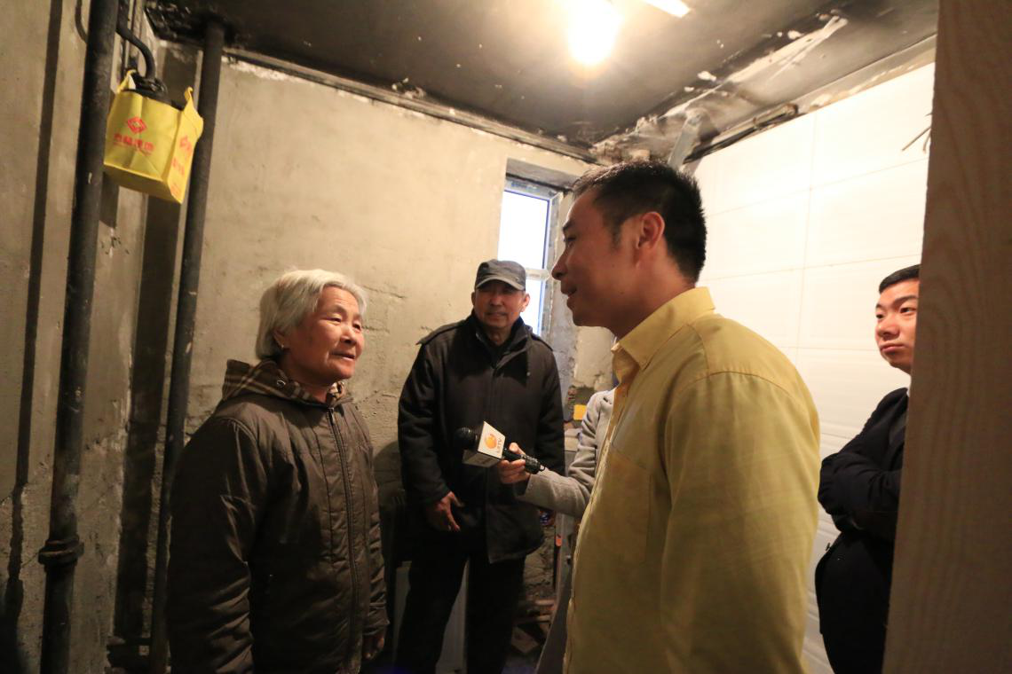 方林裝飾免費(fèi)為遭受火災(zāi)的袁大爺重筑新家