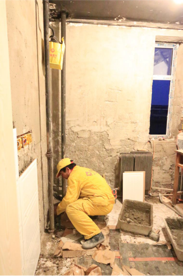 方林裝飾免費(fèi)為遭受火災(zāi)的袁大爺重筑新家