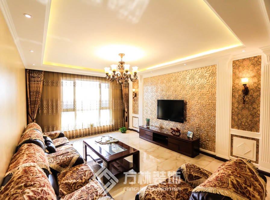 華瑞橡樹灣裝修實(shí)景案例-方林裝飾