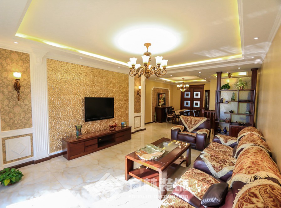 華瑞橡樹灣裝修實(shí)景案例-方林裝飾