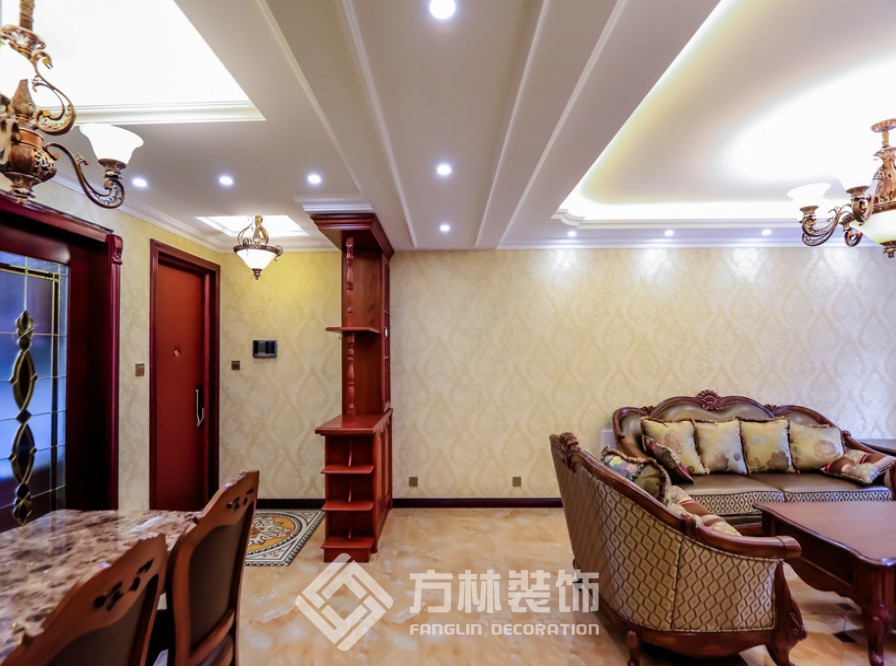 華潤橡樹灣裝修實(shí)景案例-方林裝飾