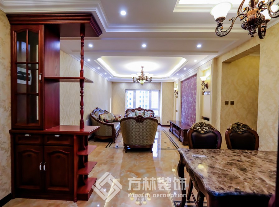 華潤橡樹灣裝修實(shí)景案例-方林裝飾