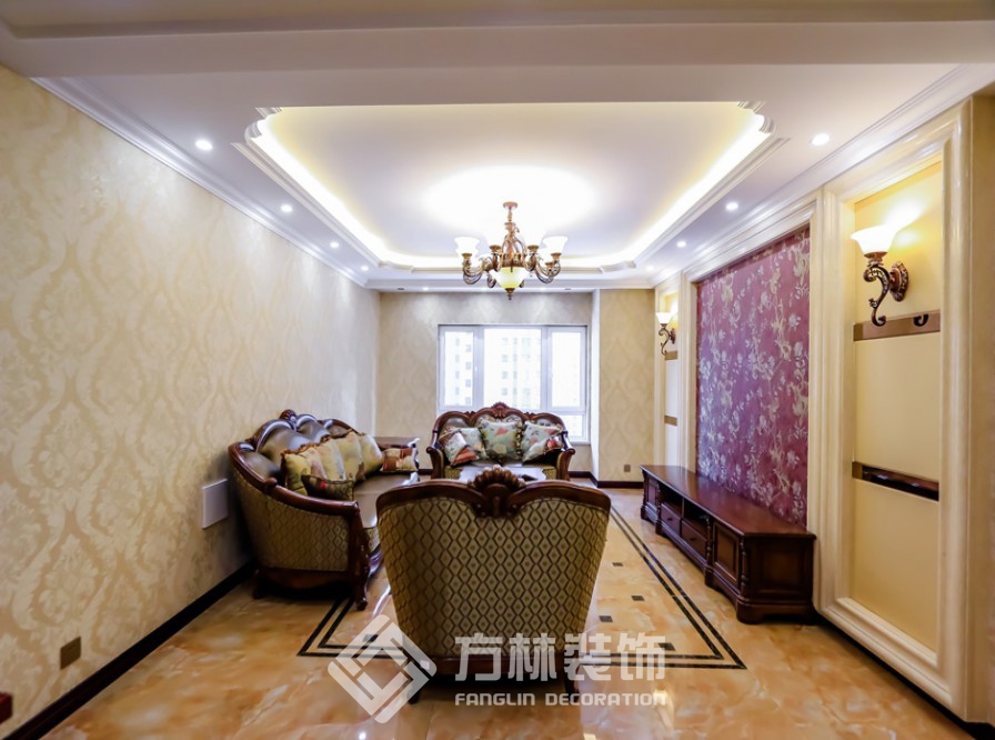 華潤橡樹灣裝修實(shí)景案例-方林裝飾