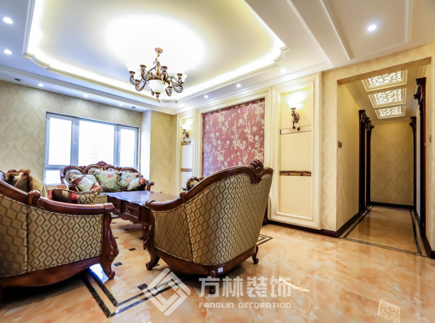 華潤橡樹灣裝修實(shí)景案例-方林裝飾